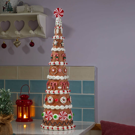 Christmas  -  Jumbo Gingerbread Candy Tree - 60cm  -  60012374