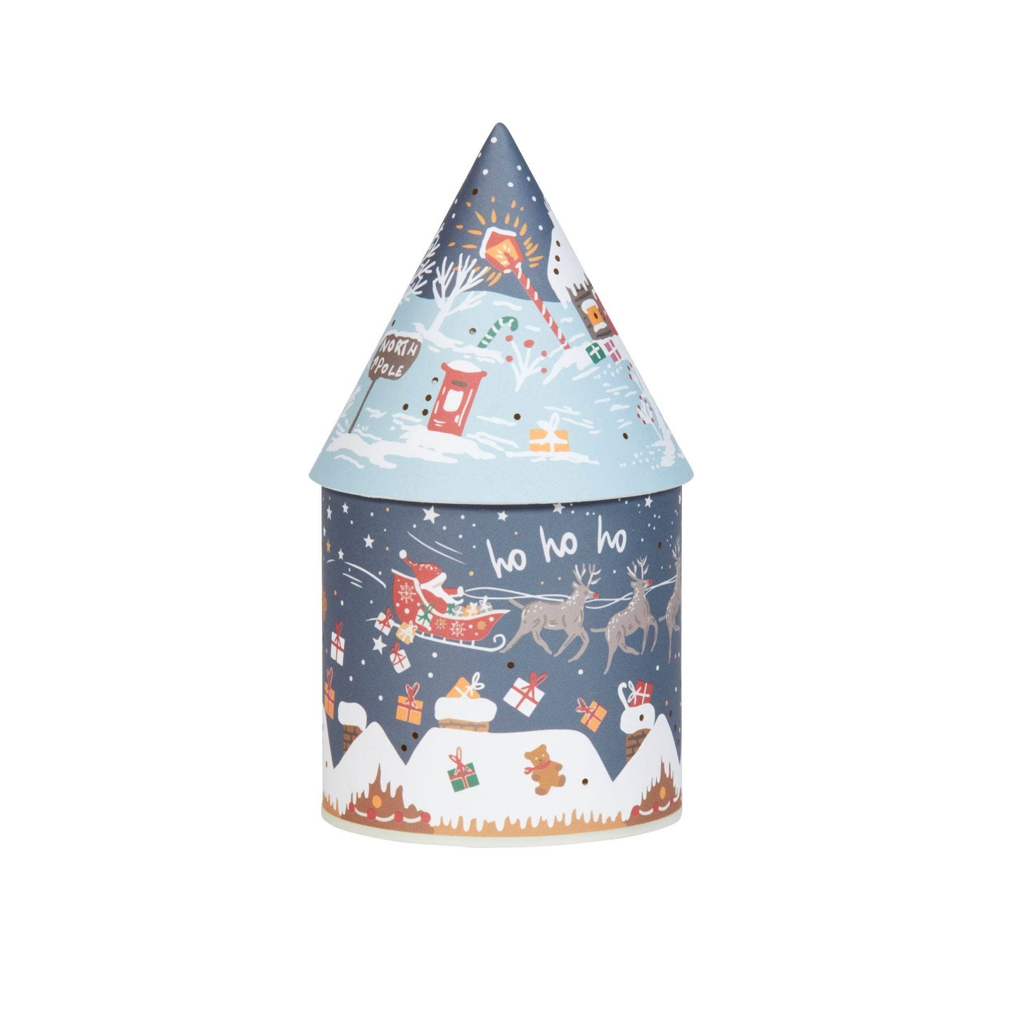 Christmas  -  Santa Sleigh Lantern - 20cm  -  60012384