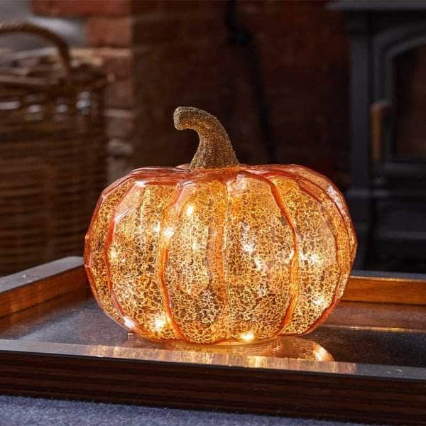 Homeware  -  Inlit Golden Pumpkin  -  60012389