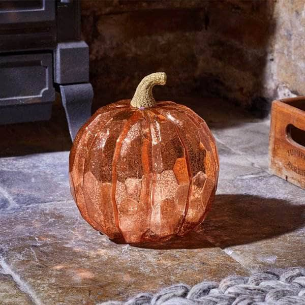 Homeware  -  Inlit Large Golden Pumpkin  -  60012390