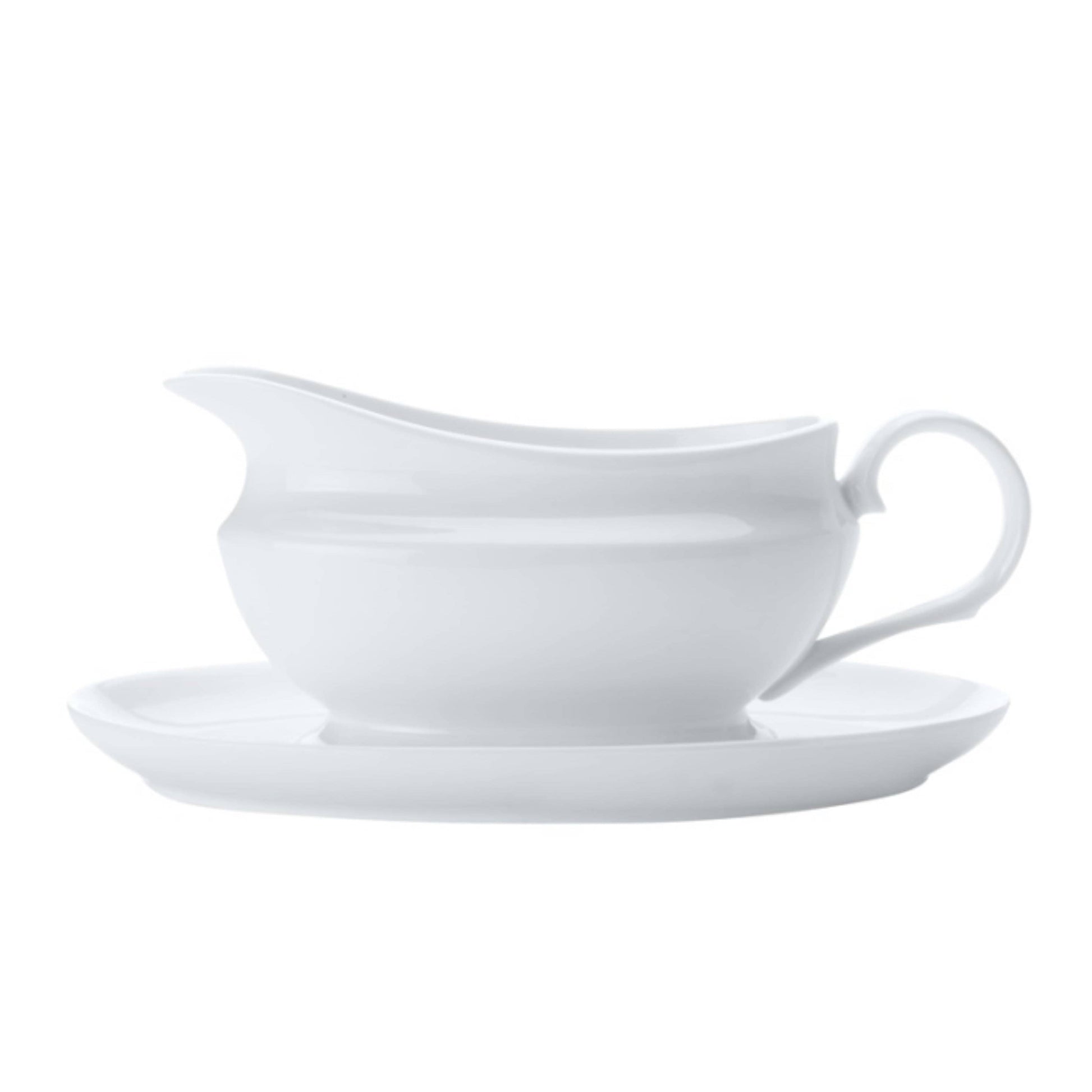 Kitchenware  -  Gravy Boat & Saucer - White  -  60012919