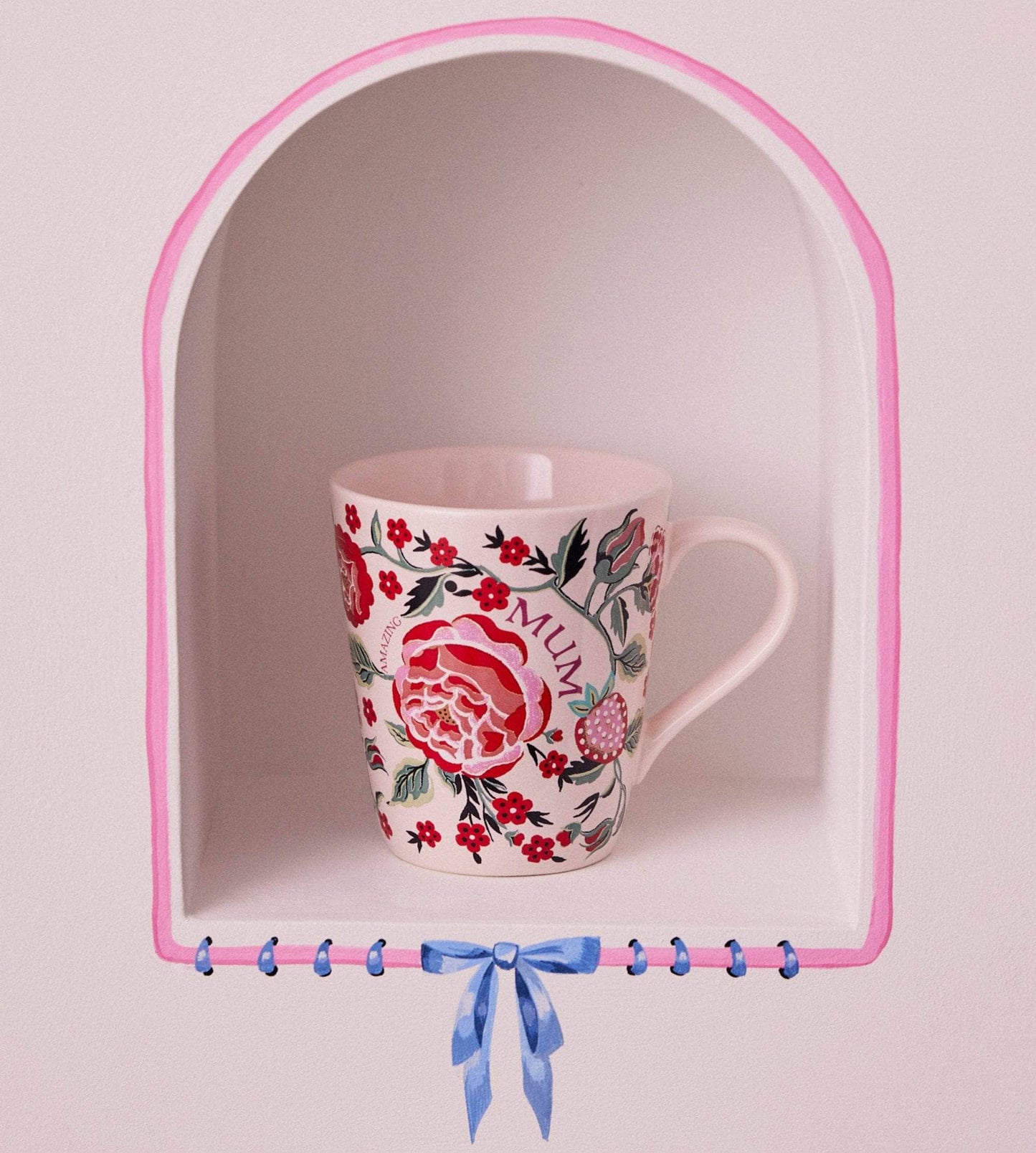 Kitchenware  -  Cath Kidston Amazing Mum Strawberry Garden Mug  -  60012947