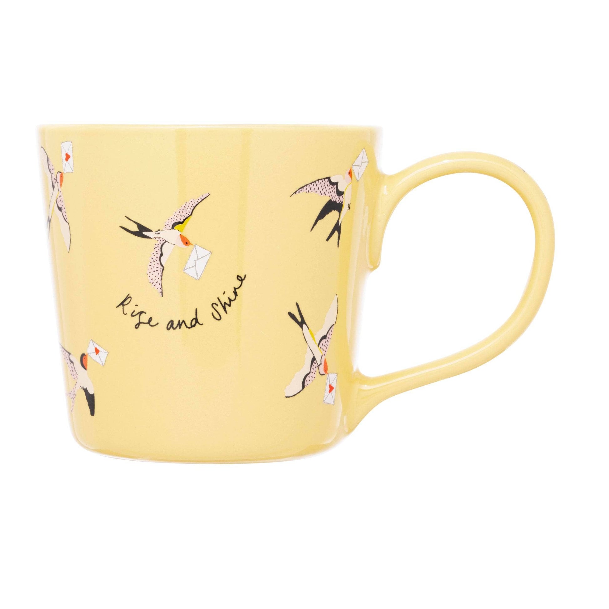 Kitchenware  -  Cath Kidston Love Birds Dolly Mug - Yellow  -  60012956