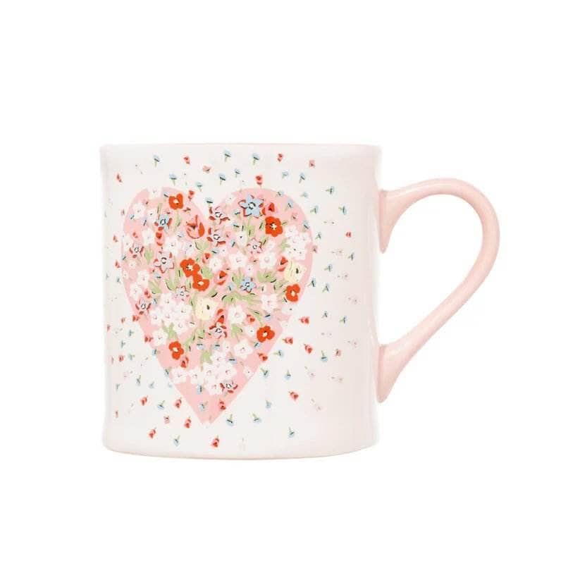 Kitchenware  -  Cath Kidston Flower Burst Heart Mollie Mug  -  60012959