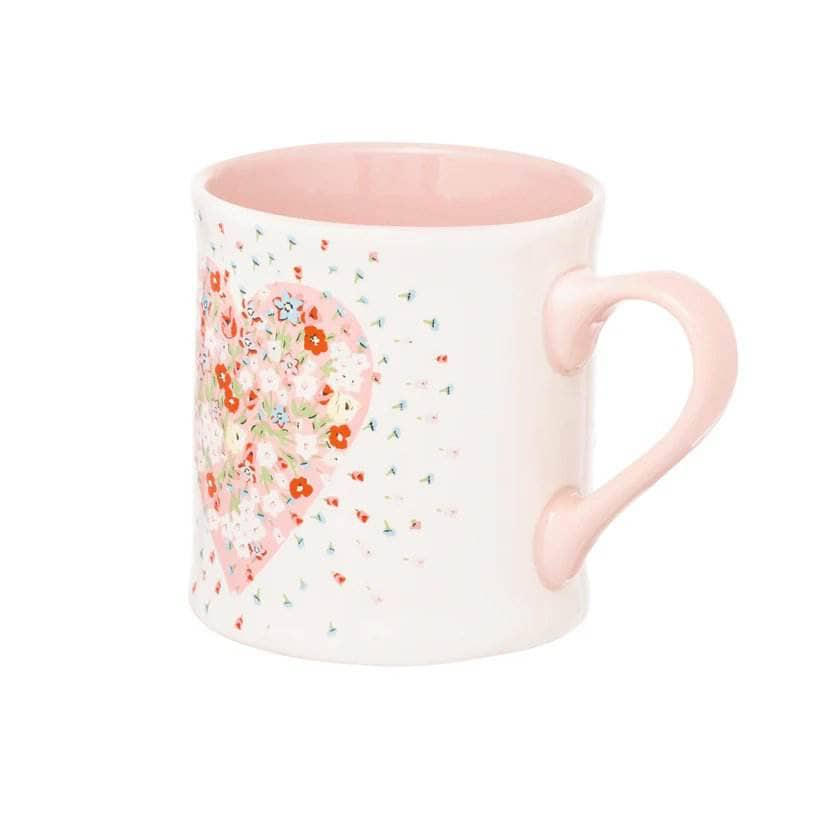 Kitchenware  -  Cath Kidston Flower Burst Heart Mollie Mug  -  60012959