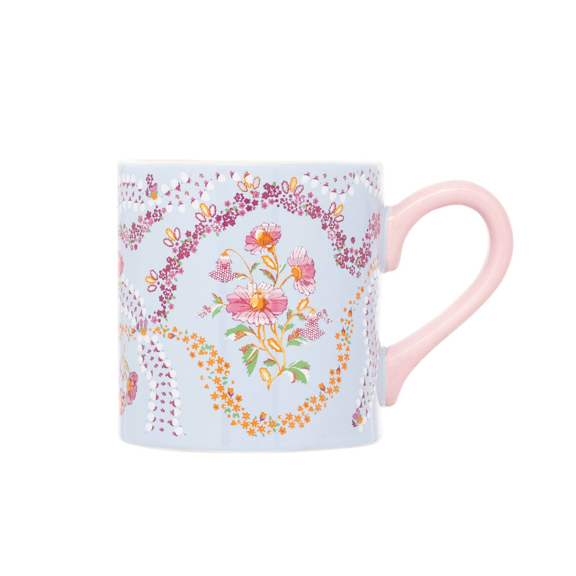 Kitchenware  -  Affinity Flowers Shortie Mug - Blue  -  60012963