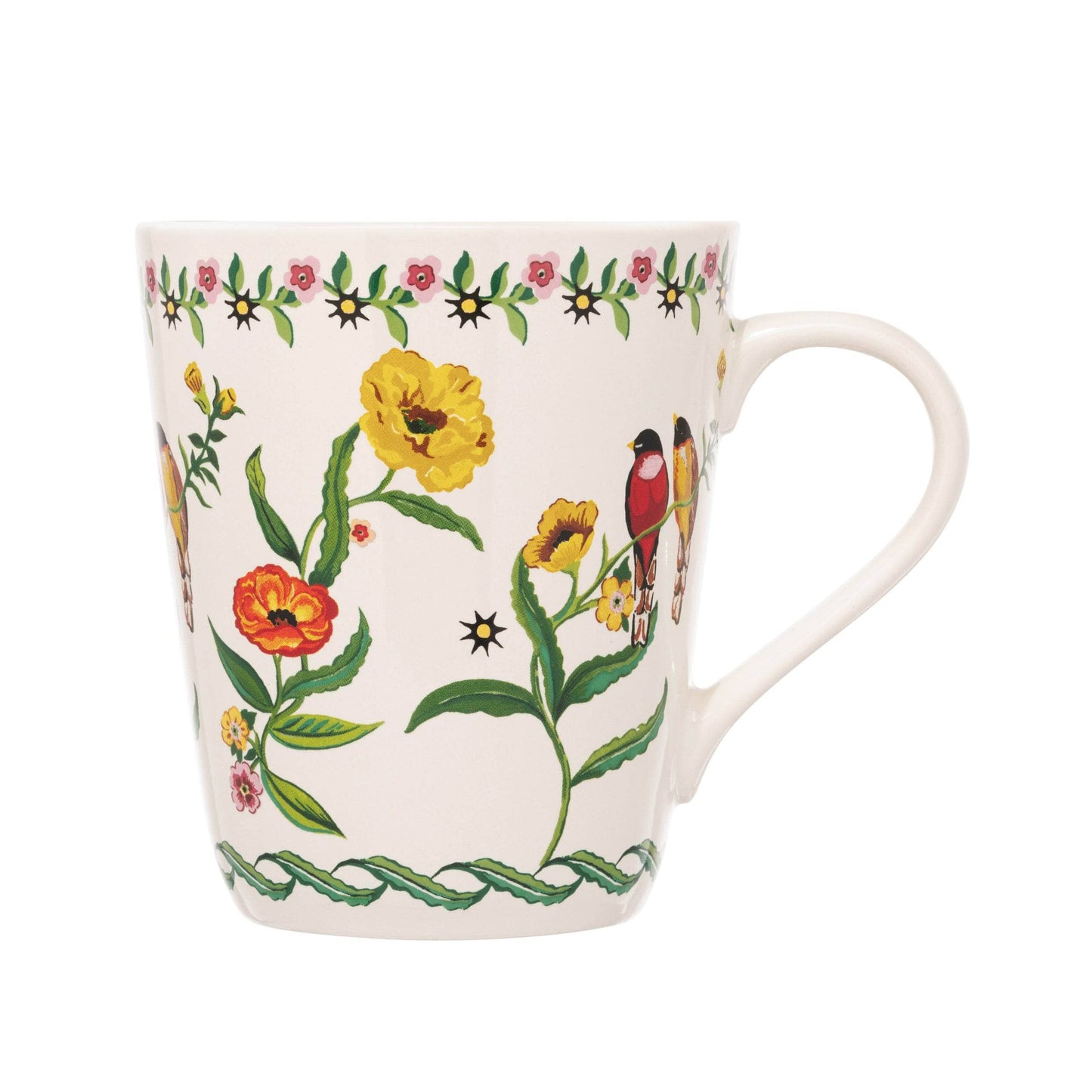 Kitchenware  -  Cath Kidston Summer Birds Stanley Mug - Cream  -  60012965