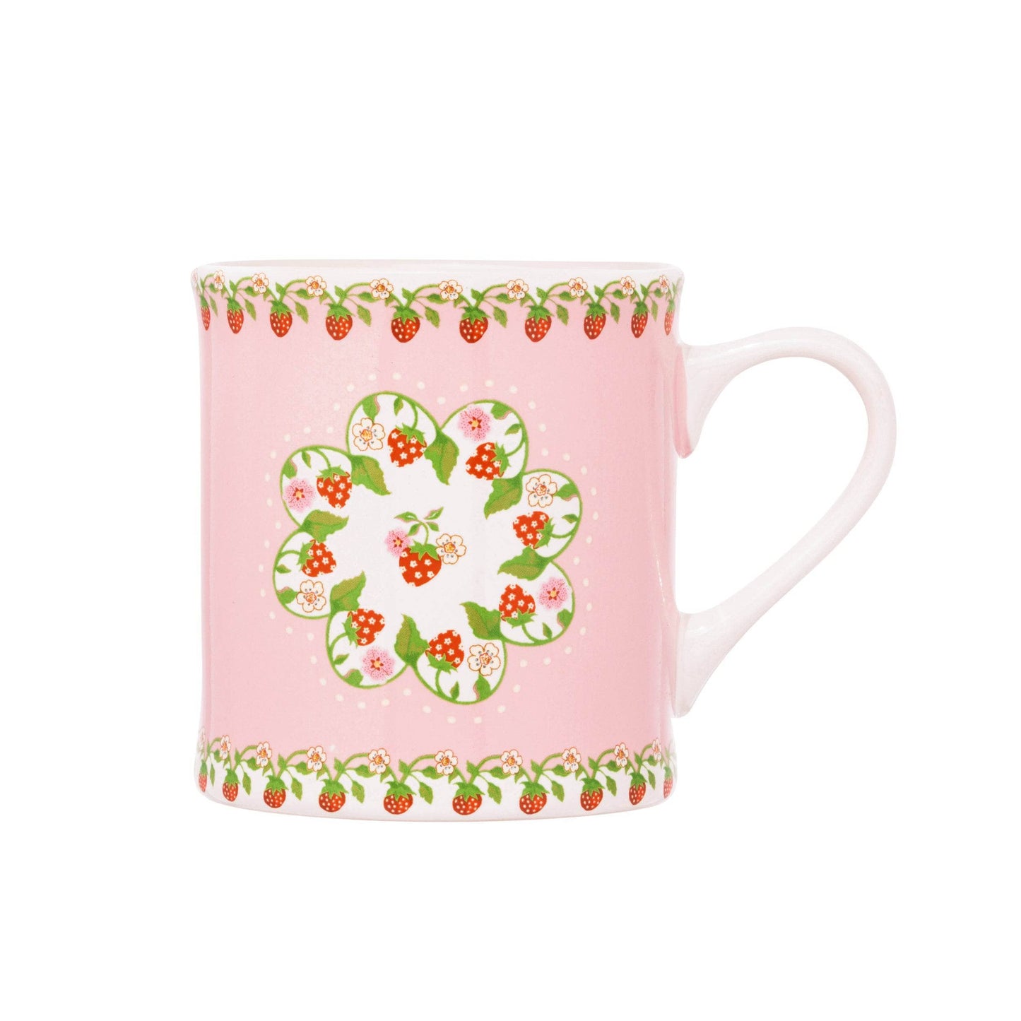 Homeware  -  Cath Kidston Strawberry Boarder Mollie Mug - Pink  -  60012978