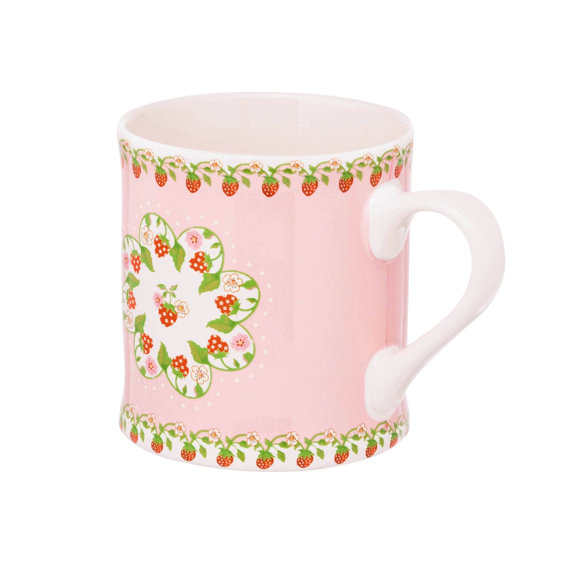 Homeware  -  Cath Kidston Strawberry Boarder Mollie Mug - Pink  -  60012978