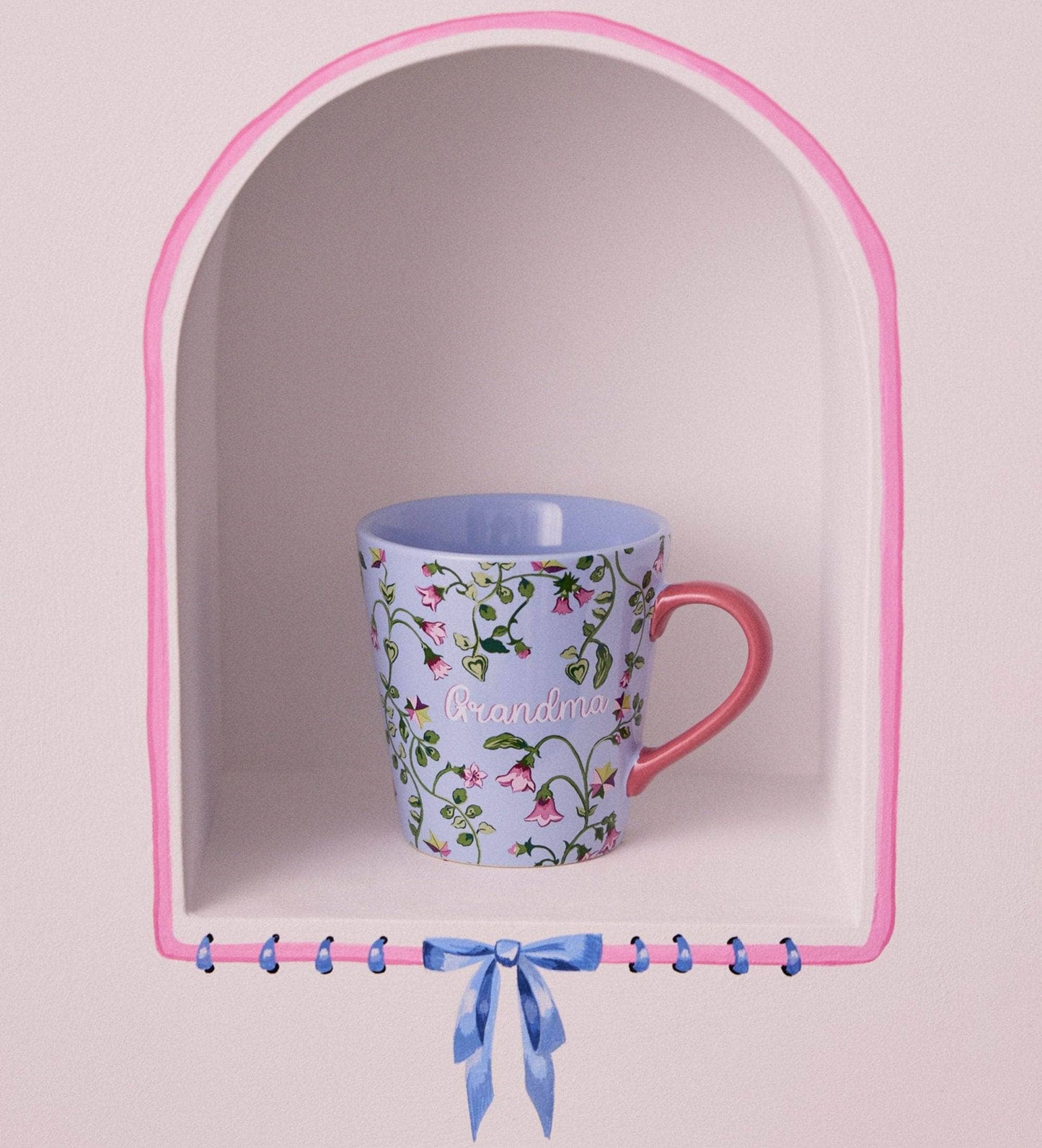 Kitchenware  -  Cath Kidston Grandma Twin Flowers Mini Stanley Mug  -  60012982