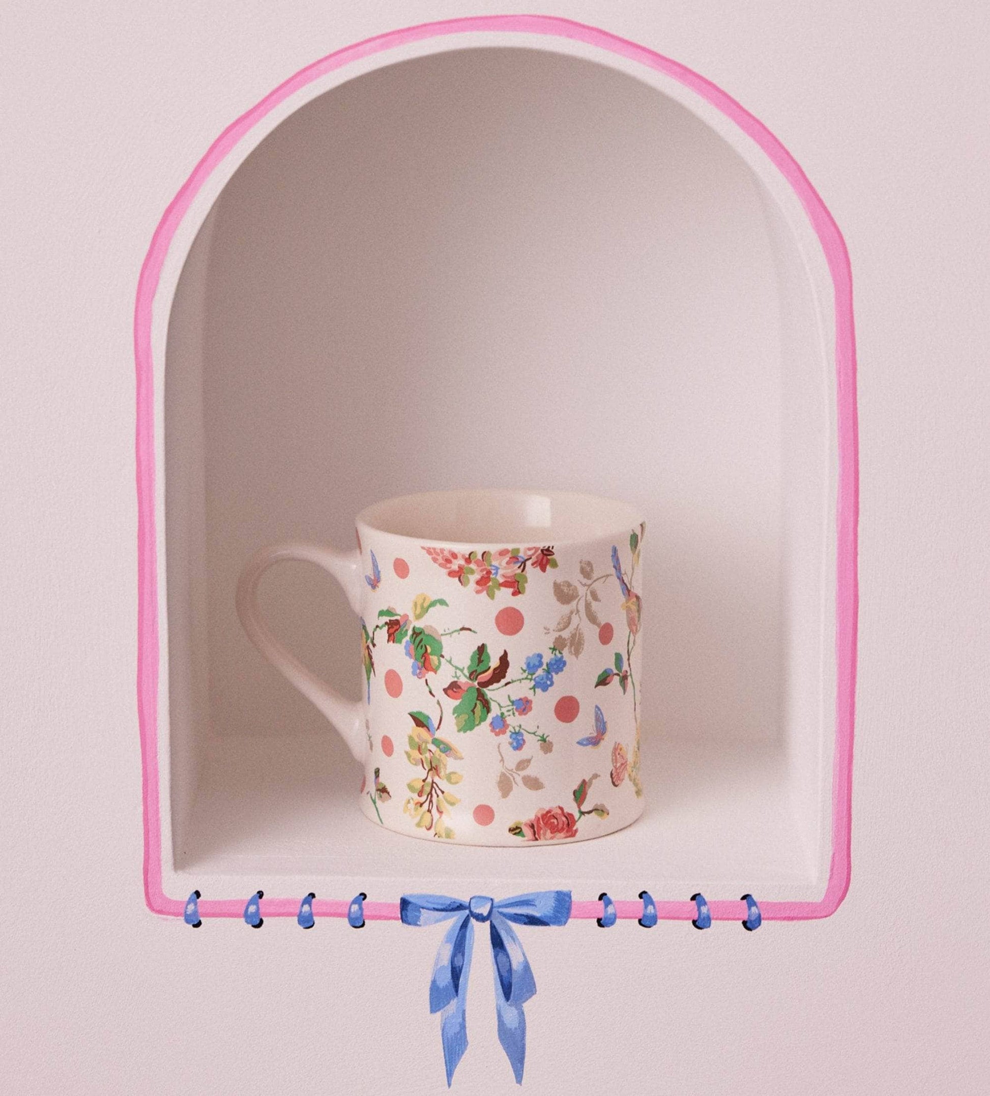 Kitchenware  -  Cath Kidston Birds & Roses Mollie Mug  -  60012985