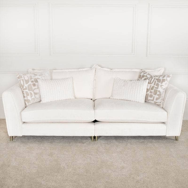 Furniture  -  Eiffel 4 Seater Sofa - Ivory  -  60013273