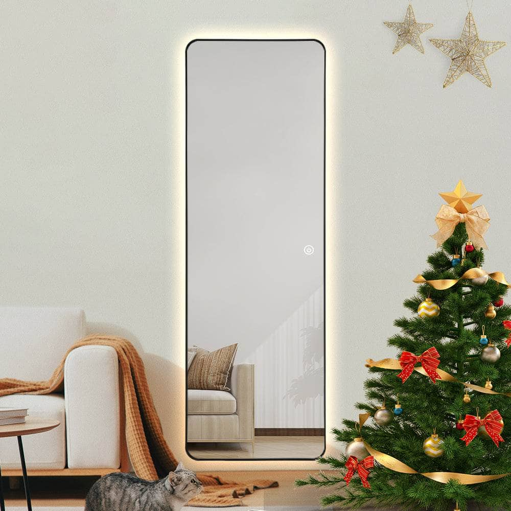 Mirrors  -  LED Rectangle Mirror - Black  -  60013445