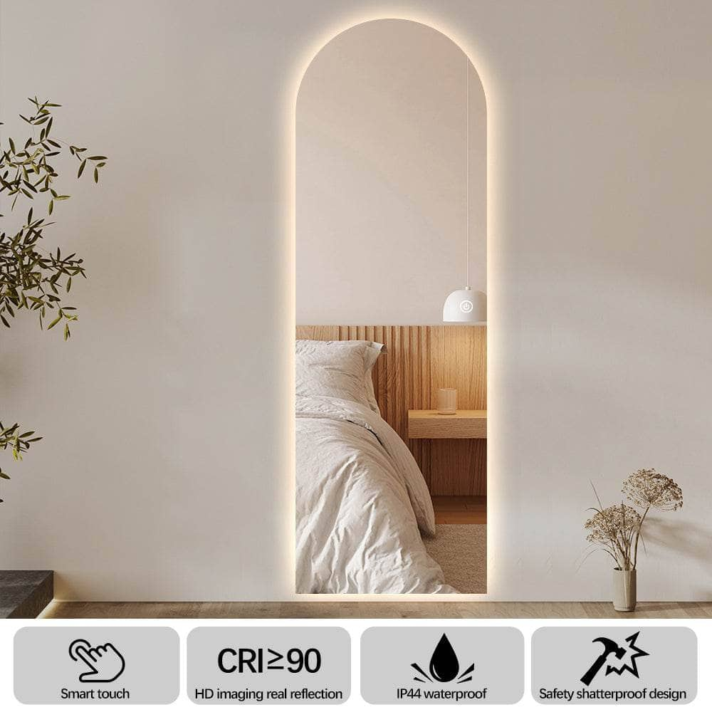 Mirrors  -  LED Arch Mirror - 50 x 150cm  -  60013450