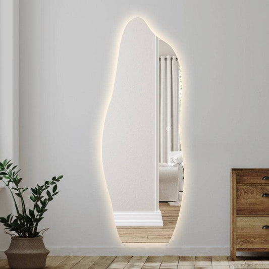 Mirrors  -  LED Mis-Shaped Mirror - Gold  -  60013452