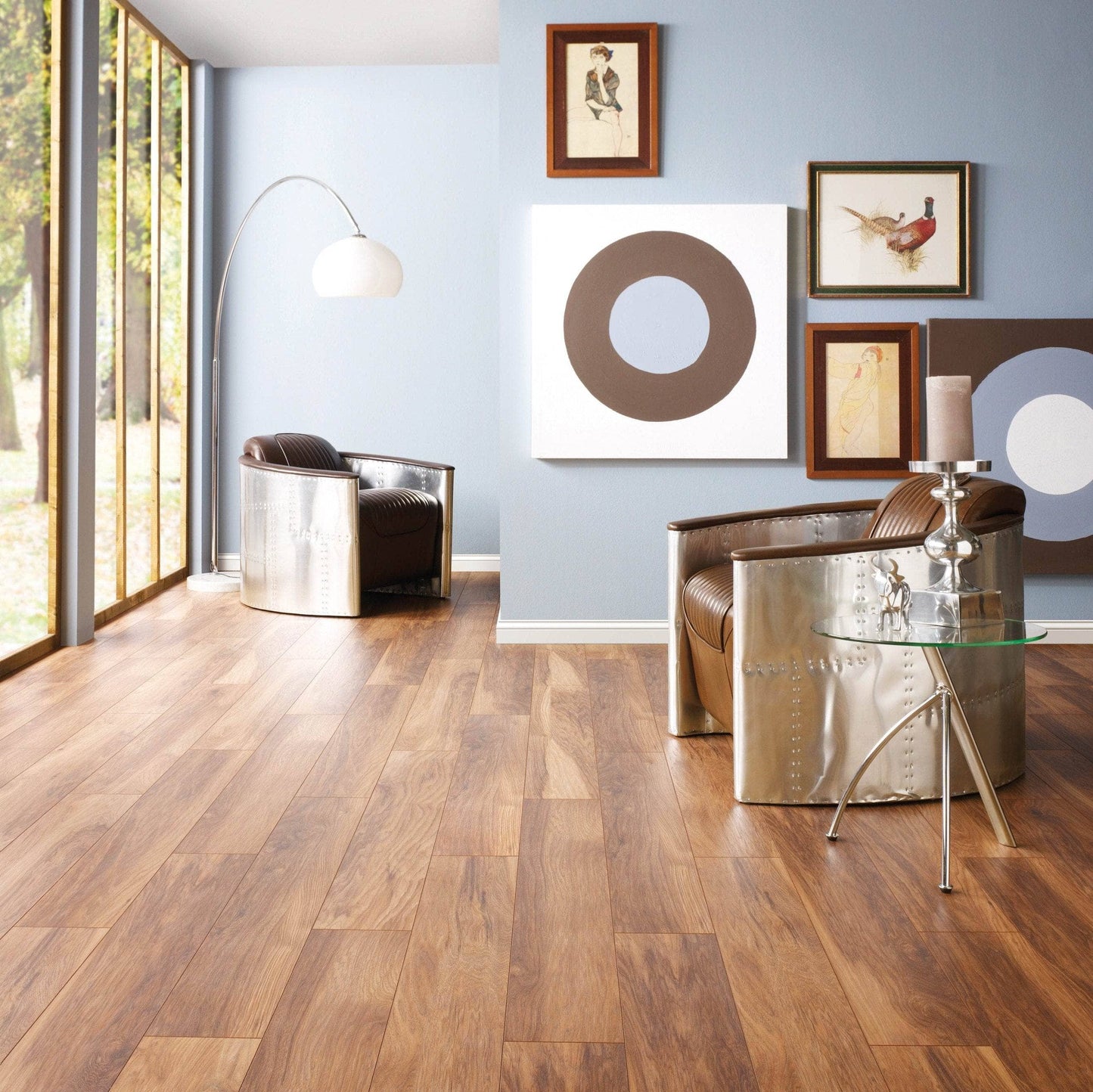 Flooring & Carpet  -  Krono Atlantic Appalachian Hickory 10mm Laminate Flooring (1.76m² Pack)  -  60011172