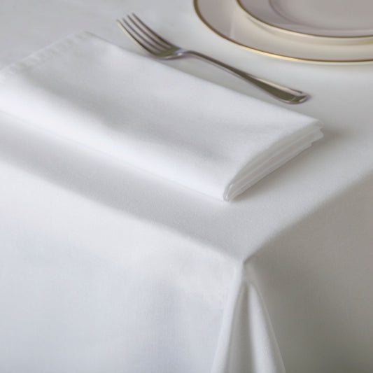 Amalfi White Rectangle Tablecloth - 178 x 275cm
