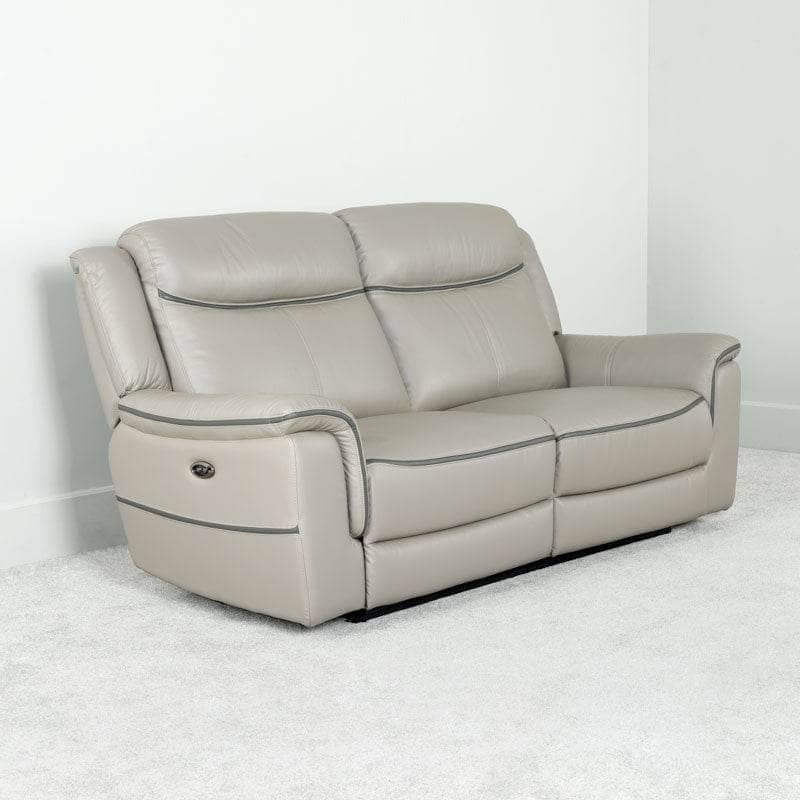 Ascari 3 Seat Power Reclining Sofa - Taupe – Taskers