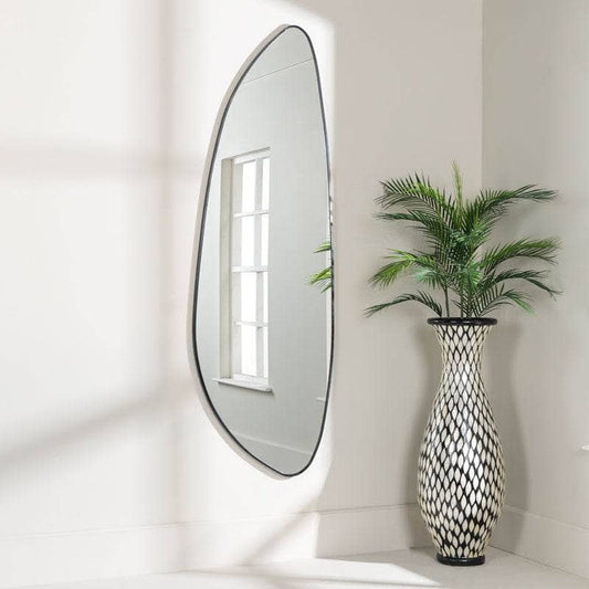 Mirrors  -  Black Mis-hape Mirror - 60 x 180cm  -  60009773
