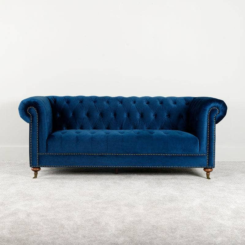 Furniture  -  Buckingham 3 Seater Sofa - Blue  -  60009273