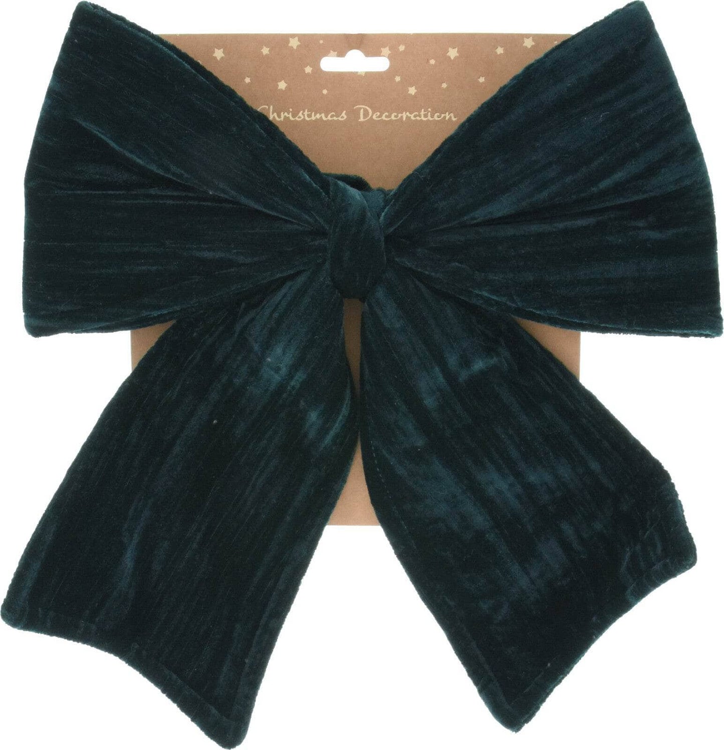 Dark Green Velvet Bow - 34cm-  60008475