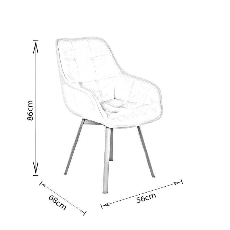 Furniture  -  Harrow 200cm Dining Table & 6 Silver Montreal Chairs  -  60011150