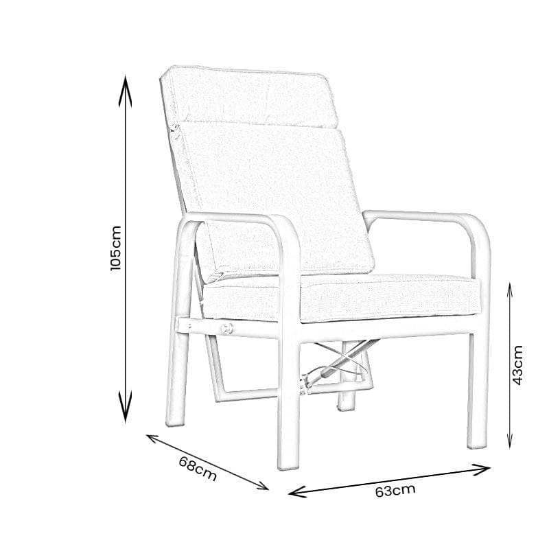 Gardening  -  Rio Reclining Bistro Set  -  60010183