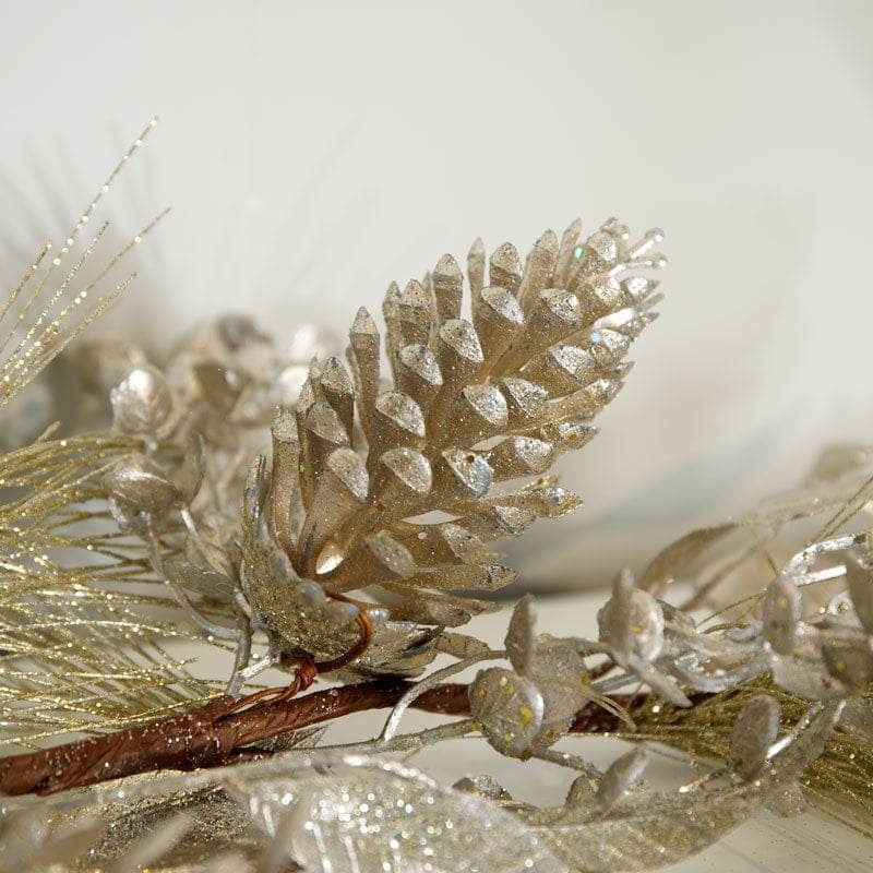 Christmas  -  Champagne Modern Metallic Garland - 180cm  -  60008822