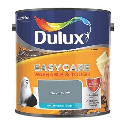 Paint  -  Dulux Easy Care Matt Emulsion 5L - Denim Drift  -  60005878