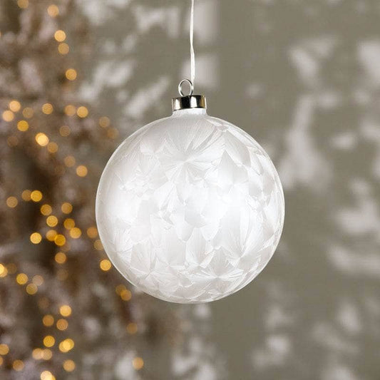 Christmas  -  Frosted Micro LED Ball - 14cm  -  60008542