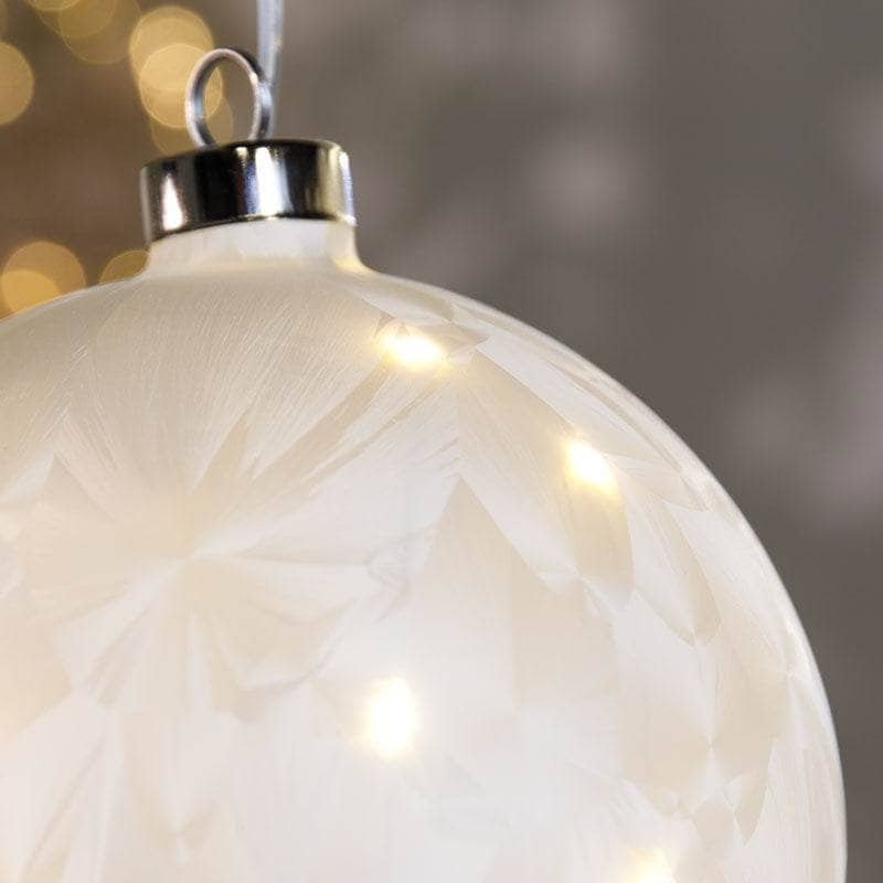 Christmas  -  Frosted Micro LED Ball - 14cm  -  60008542