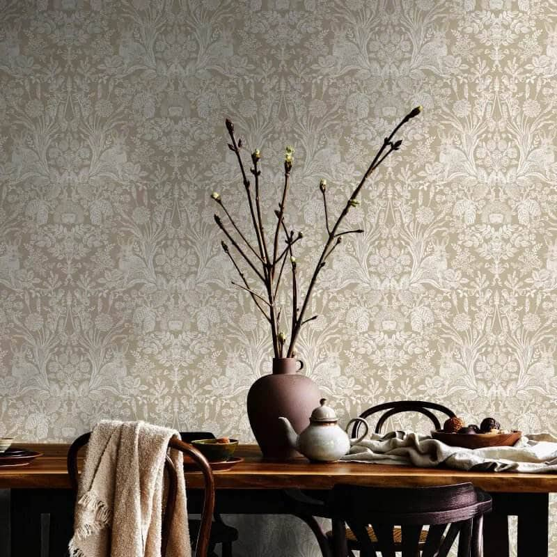 Wallpaper  -  Holden Harlen Beige Wallpaper - 13559  -  60009446