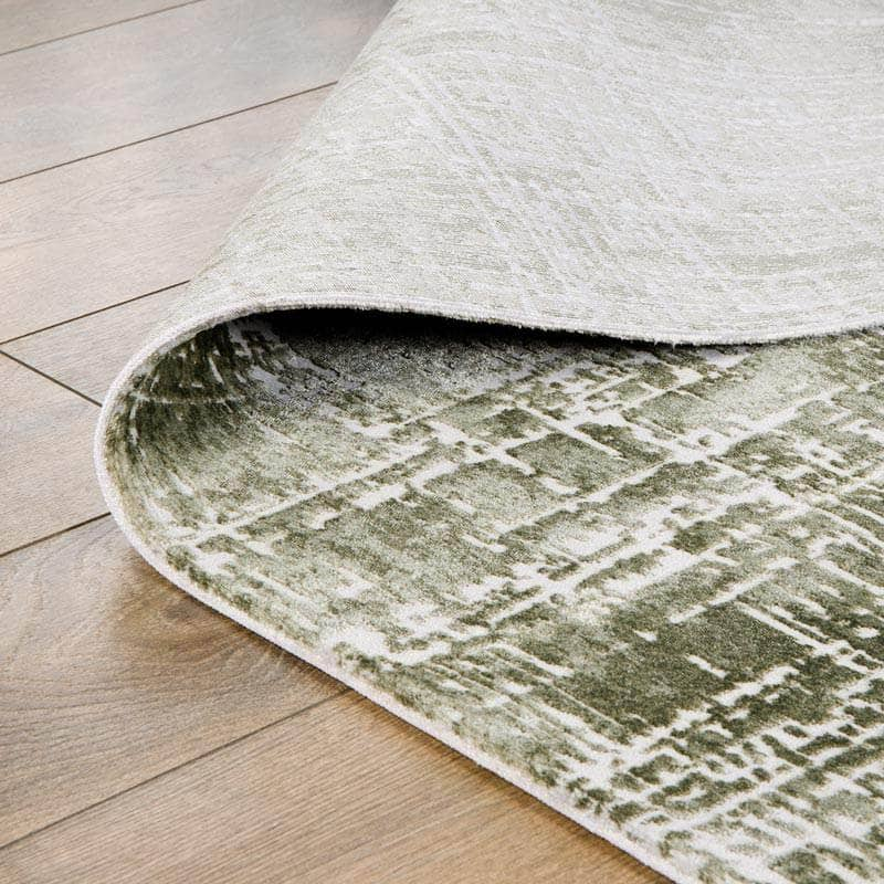 Rugs  -  Kuza Green Abstract Rug - Multiple Sizes  - 