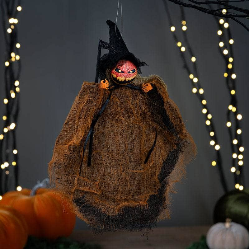 Homeware  -  Assorted Spooky Pumpkin Hanger - 30cm  -  60012191