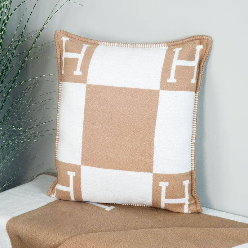 Homeware  -  Letter H Cushion - Natural  -  60007735