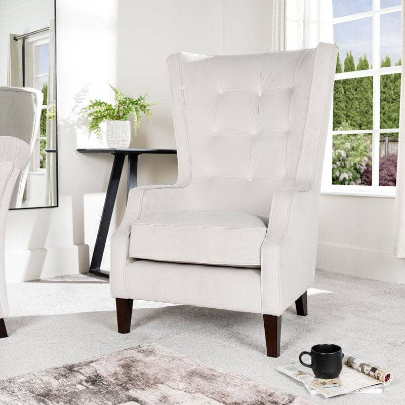 Furniture  -  Reims Throne Chair - Silver  -  60013268