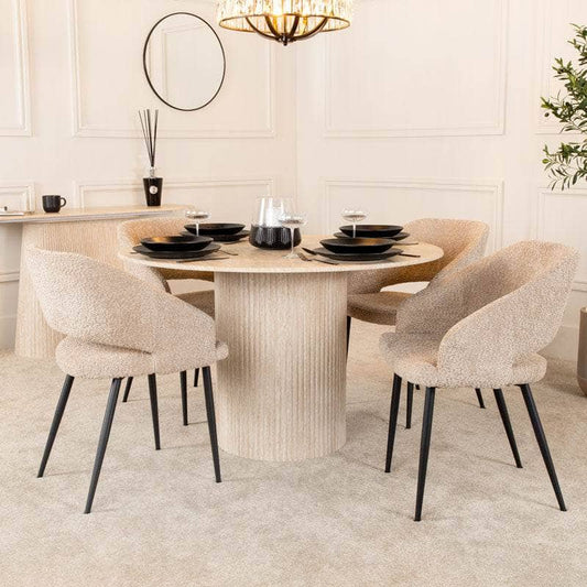 Furniture  -  Denver Round Table & 4 Naples Chairs  -  60013814