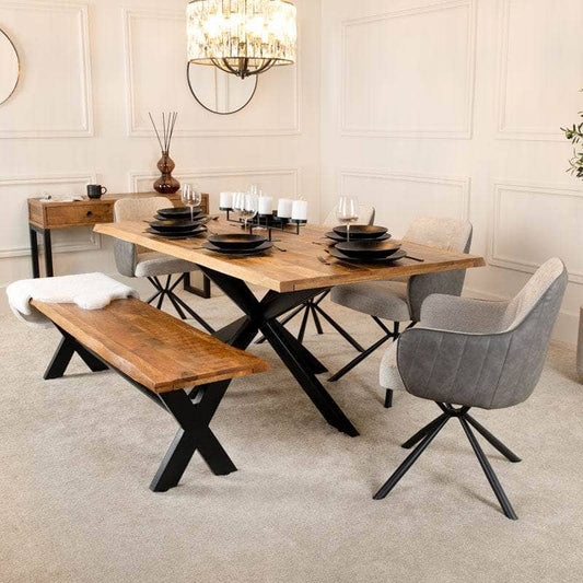 Furniture  -  Regency Dining Table & 4 Madison Chairs & Bench  -  60013812