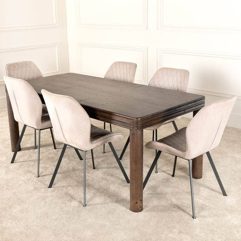 Furniture  -  Cambridge Table & 6 Vancouver Taupe Chairs  -  60013819