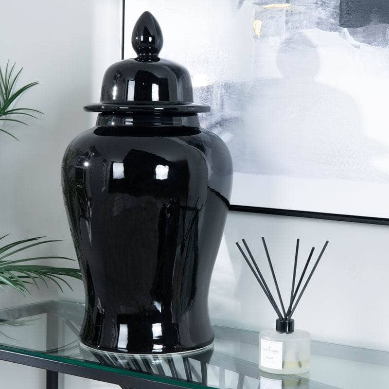 Homeware  -  Temple Jar Black - 24"  -  60008114