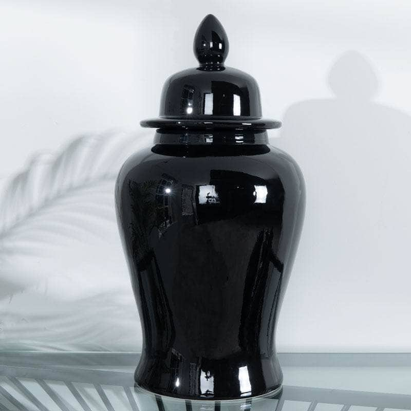 Homeware  -  Temple Jar Black - 24"  -  60008114