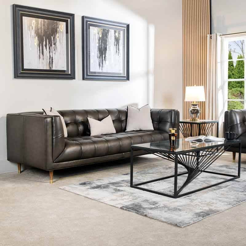 Furniture  -  Auckland 4 Seater Sofa - Grey  -  60010981