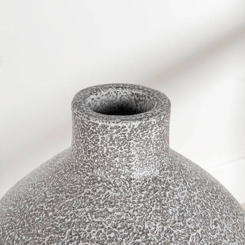 Homeware  -  Grey Concrete Effect Vase - Small  -  50141909