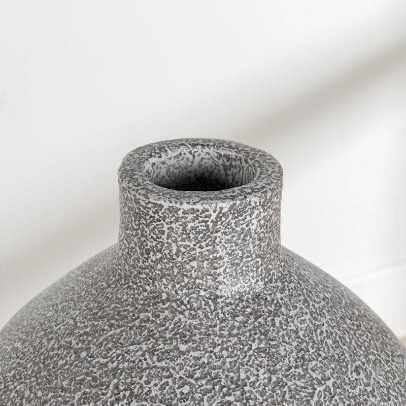 Homeware  -  Grey Concrete Effect Vase - Large  -  50141908