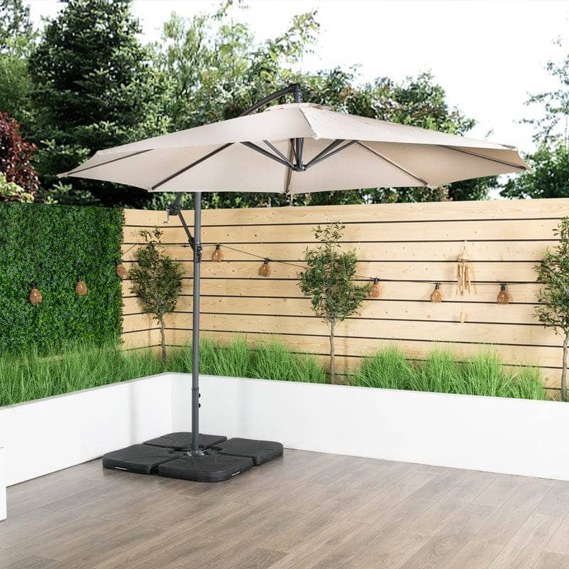 Gardening  -  Weatherking Cantilever Parasol 3M - Taupe  -  60009012