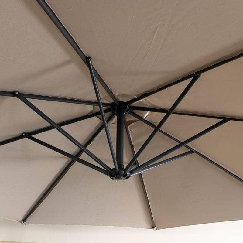 Gardening  -  Weatherking Cantilever Parasol 3M - Taupe  -  60009012