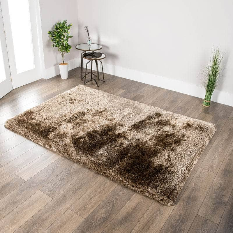 Plush Taupe Shaggy Rug - Multiple Sizes | Taskers Online Store ...