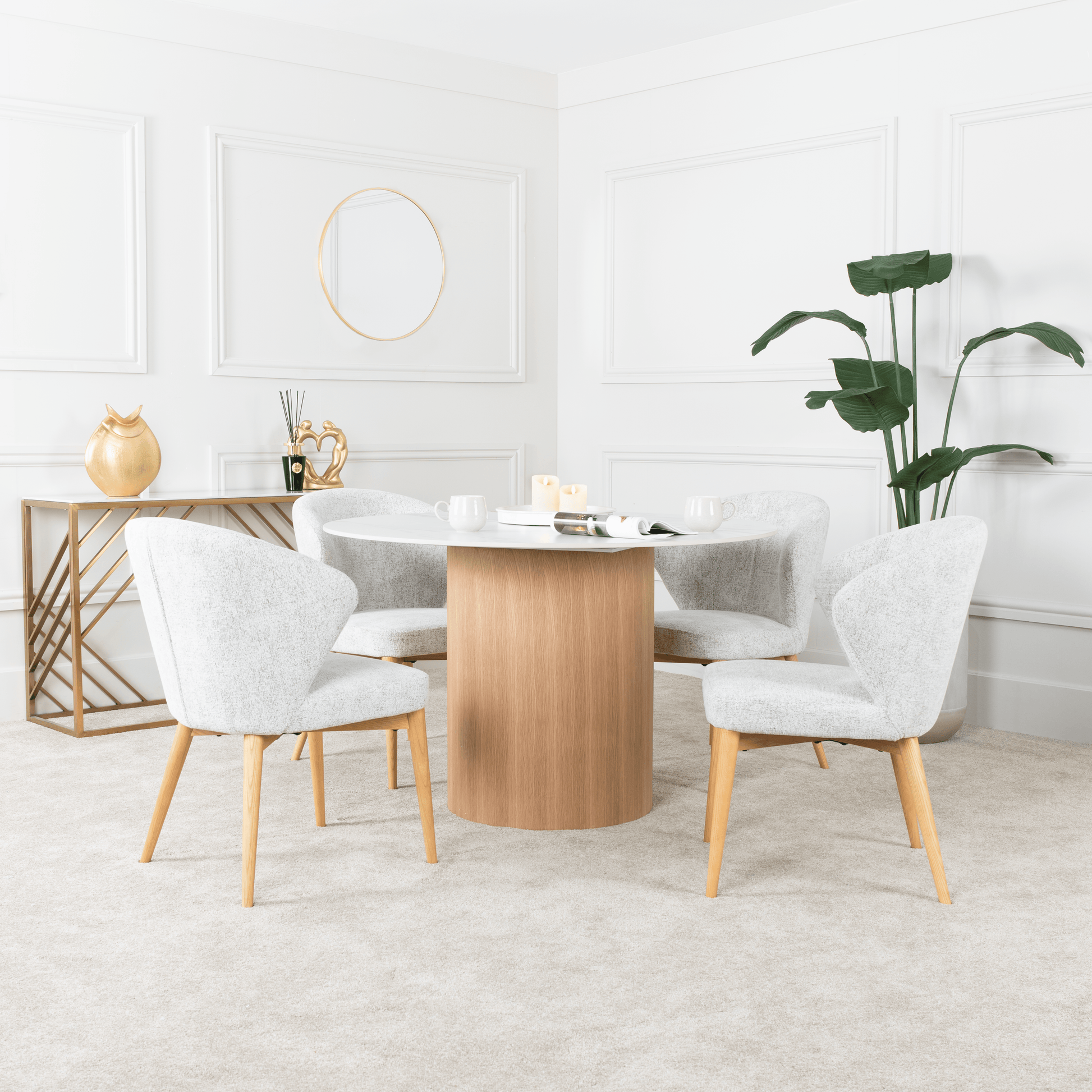 Furniture  -  Sydney Round Table - Sand  -  60011394