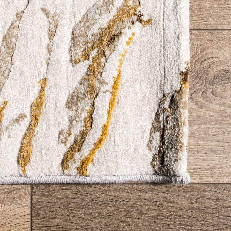 Rugs  -  Quartz Marble Gold Rug - Multiple Sizes  - 