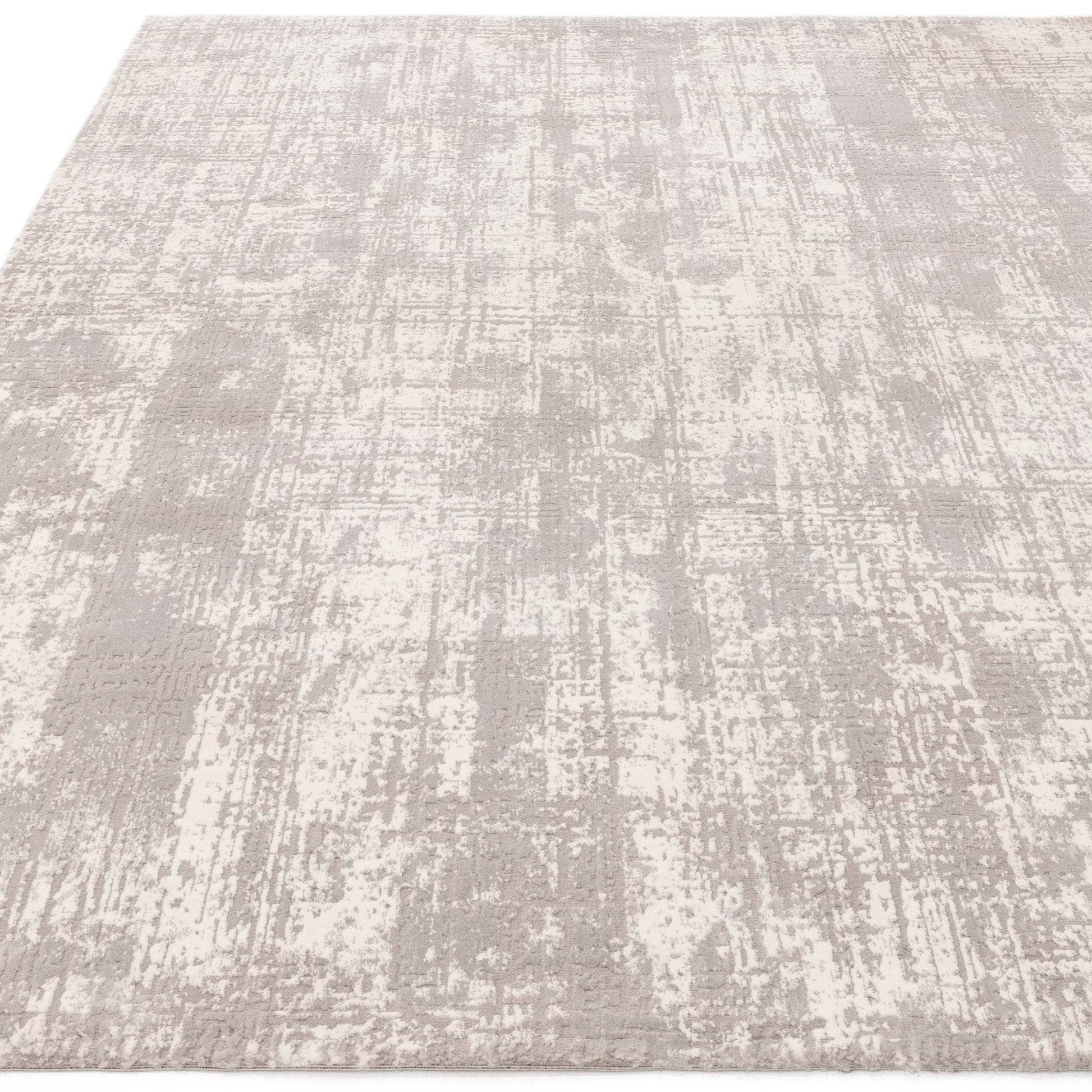 Rugs  -  Kuza Grey Abstract Rug - Multiple Sizes  - 